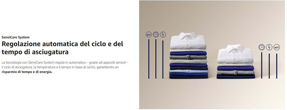 Asciugatrice Electrolux EW8H282S 8Kg A++ Pompa di calore DelicateCare PerfectCar