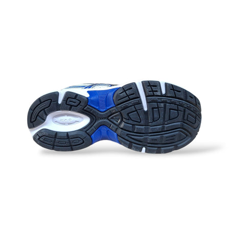 Sneakers ASICS GEL 1130 Bambini Grigio Bianco Blu – Retro Running, Laccio | Scarpetteria Gica