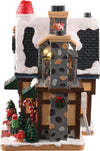 Asilo nido natalizio illuminato in poliresina decorazione per villaggio di Natale Casa e cucina/Decorazioni per interni/Addobbi e decorazioni per ricorrenze/Decorazioni natalizie/Oggettistica MagiediNatale.it - Altamura, Commerciovirtuoso.it
