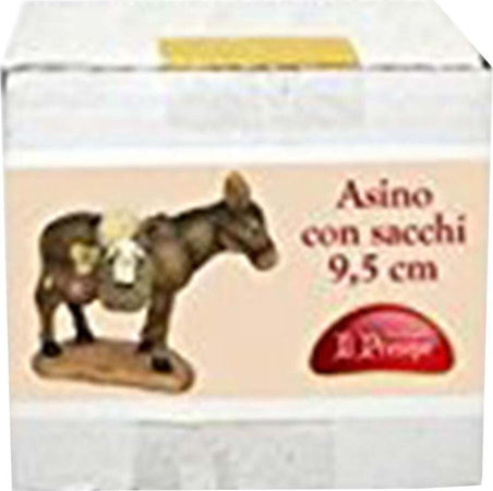 Asinello con sacchi animale in poliresina dipinto a mano per presepe natalizio h 9,5 cm Casa e cucina/Decorazioni per interni/Addobbi e decorazioni per ricorrenze/Decorazioni natalizie/Presepi/Statuine e fondali per il presepe MagiediNatale.it - Altamura, Commerciovirtuoso.it
