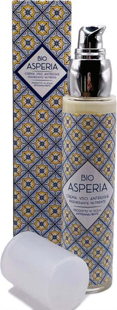 Asperia-Bio-50-Ml,-Crema-Viso-Biologica-Antirughe,-Nutriente,-Rigenerante,-Agli-Estratti-Di-Aloe-Vera-E-Fico-D'india.