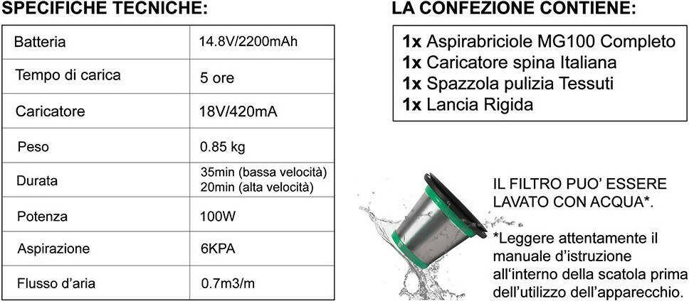 Aspirabriciole-MG100-Alta-Qualità-100w-14.8v