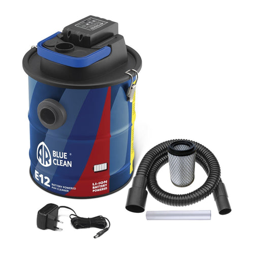 Aspiracenere Annovi Reverberi a batteria 18 v E12B, pulizia stufa e camino a legna e pellets