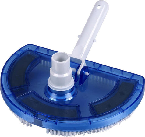 SPAZZOLA SPAZZOLE ASPIRAFANGO ASPIRATORE PISCINA PISCINE PULIZIA TESTA ASPIRANTE MEZZALUNA