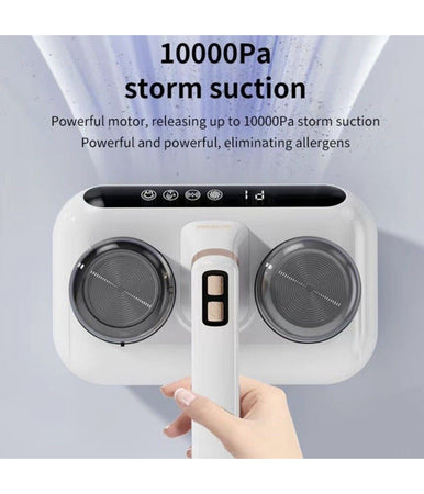 Aspirapolvere Aspira Acari Senza Fili Ricaricabile Uv Infrarossi Schermo Digitale