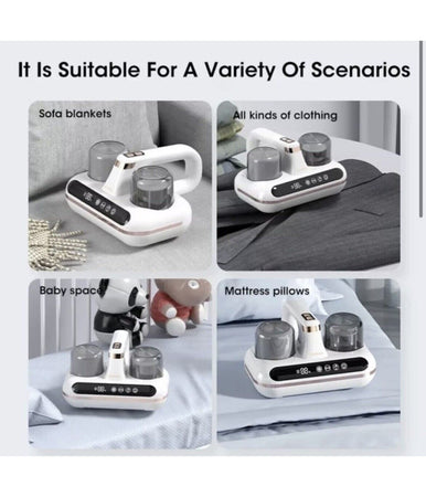 Aspirapolvere Aspira Acari Senza Fili Ricaricabile Uv Infrarossi Schermo Digitale