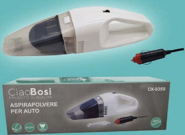 Aspirapolvere Portatile Auto Camper Presa Accendisigari 12v 80w Accessori Cx-9359 Auto e Moto/Cura auto e moto/Cura interni/Aspirapolvere Trade Shop italia - Napoli, Commerciovirtuoso.it