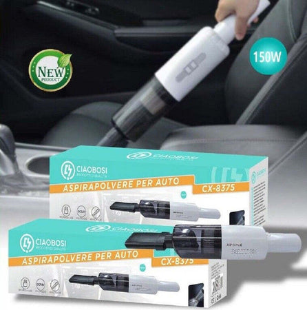 Aspirapolvere Senza Fili Casa Auto Ricaricabile Usb 150w Dc7.4v Pulizia Cx-8375 Casa e cucina/Aspirapolvere e pulizia di pavimenti e finestre/Aspirapolvere/Aspirabriciole e aspirapolvere portatili Trade Shop italia - Napoli, Commerciovirtuoso.it