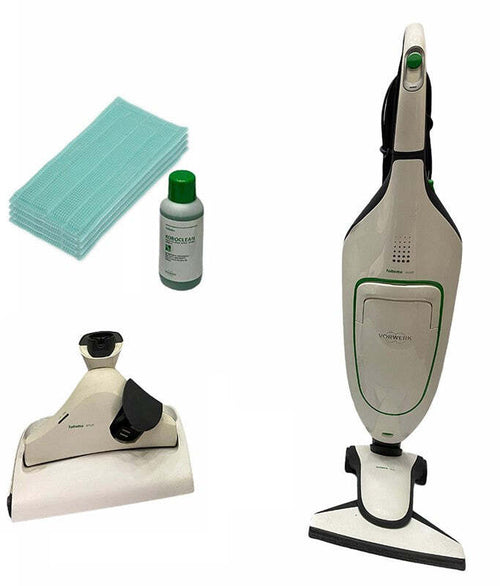 Aspirapolvere Vorwerk Folletto VK 200 con Pulilava SP530 Rigenerato Originale