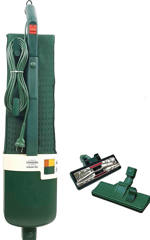 Aspirapolvere Vorwerk Folletto VK120 Rigenerato Originale Con Spazzola Con Ruote