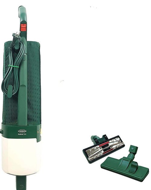 Aspirapolvere Vorwerk Folletto VK121 Rigenerato Originale Con Spazzola Con Ruote