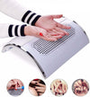 ASPIRATORE-A-3-VENTOLE-PROFESSIONALE-POLVERI-POLVERE-UNGHIE-ESTETISTA-CROMO