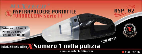 Aspiratore Professionale Per Auto Camper Camion 12v Accendisigari 120w Maxtech Asp-02 Auto e Moto > Auto > Pulizia Auto Trade Shop italia - Napoli, Commerciovirtuoso.it