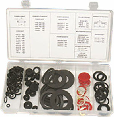 Assortimento o-ring in gomma da 125 pezzi
