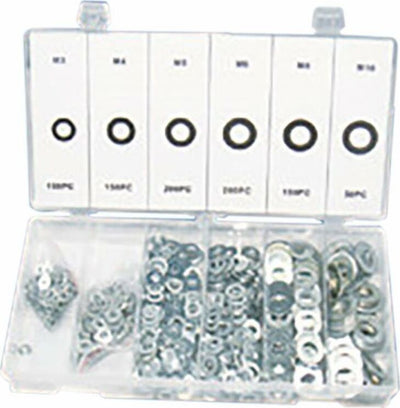 Assortimento rondelle piane da 900 pezzi