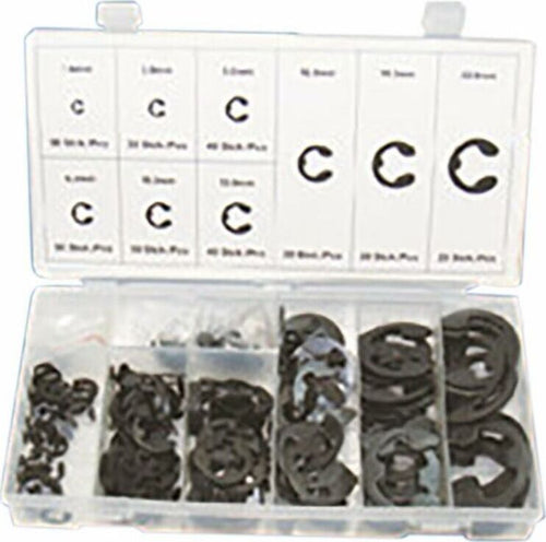 Assortimento anelli seeger 300 pezzi da 1,6mm a 22mm