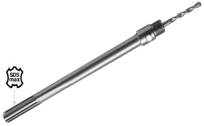 Asta Barra 35 Cm Attacco Grande Max Prolunga Per Fresa Carotatrice Tazza Punte Trapano Tools