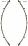 Asta atomizzatore curva Ø ventola 800mm e raggio 445mm