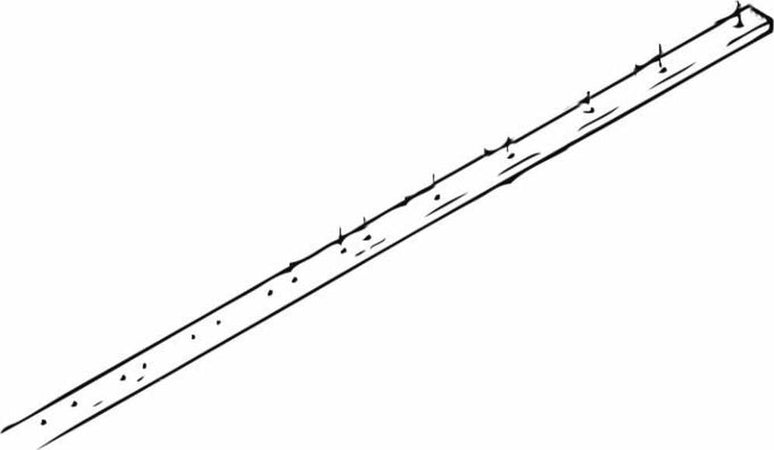 Asta forata portadenti 2,35 mt adattabile a Gaspardo riferimento 21120253