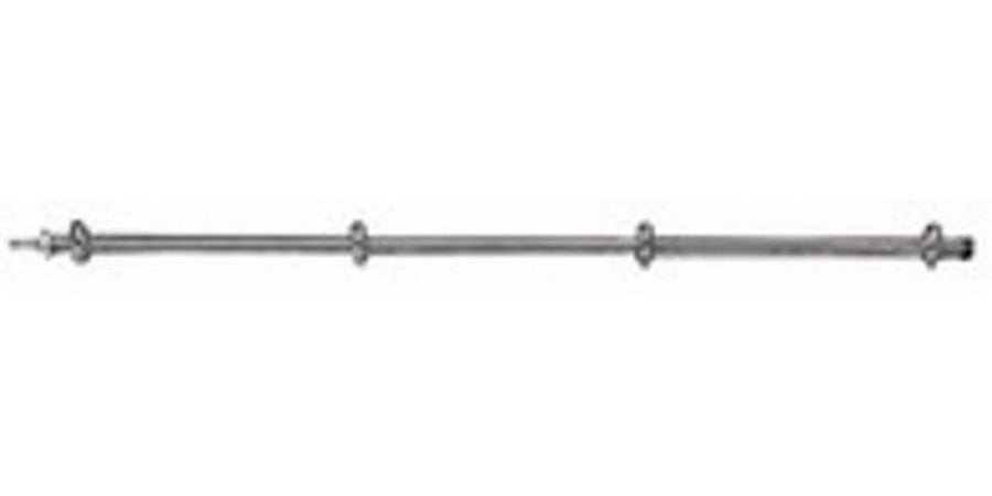 Asta diserbo in acciaio inox 4 porta getti 800mm