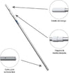 Asta Manico Telescopico 240cm In Allumino Per Retino Pulizia Della Piscina 42398 Giardino e giardinaggio/Piscine vasche idromassaggio e accessori/Filtri pompe e accessori/Accessori e parti Trade Shop italia - Napoli, Commerciovirtuoso.it