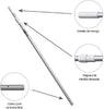 Asta Manico Telescopico 240cm In Allumino Per Retino Pulizia Della Piscina 42398 Giardino e giardinaggio/Piscine vasche idromassaggio e accessori/Filtri pompe e accessori/Accessori e parti Trade Shop italia - Napoli, Commerciovirtuoso.it
