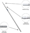Asta-Manico-Telescopico-240cm-In-Allumino-Per-Retino-Pulizia-Della-Piscina-42398