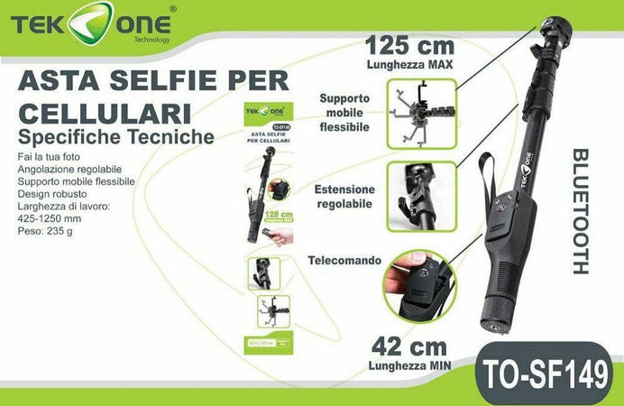 Asta Per Selfie Bastone Regolabile Telescopico Estensibile Bluetooth Smartphone Elettronica e telefonia > Fotografia e video > Supporti e Cavalletti Trade Shop italia - Napoli, Commerciovirtuoso.it