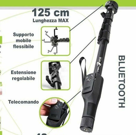 Asta Per Selfie Bastone Regolabile Telescopico Estensibile Bluetooth Smartphone Elettronica e telefonia > Fotografia e video > Supporti e Cavalletti Trade Shop italia - Napoli, Commerciovirtuoso.it