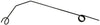 Asta Reggi Cavi Altezza 430mm, 3 Spire. Ferro da Stiro Stirolux L915