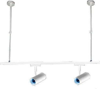 Asta-Regolabile-Per-Faretti-A-Binario-Elettrico-Staffa-Illuminazione-20cm-T-20cm