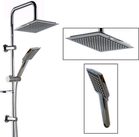 ASTA SALISCENDI CROMATA COLONNA DOCCIA SOFFIONE FISSO DOCCETTA 9005V2 Fai da te/Attrezzature per cucine e bagni/Attrezzature per bagni/Rubinetti per docce e vasche da bagno e parti/Sistemi per vasche da bagno e docce Trade Shop italia - Napoli, Commerciovirtuoso.it