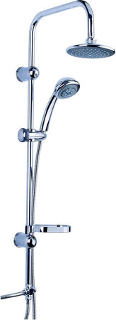 Asta Saliscendi Cromata Colonna Doccia Soffione Fisso Doccetta Saturno 9003 Fai da te/Attrezzature per cucine e bagni/Attrezzature per bagni/Docce e componenti doccia/Sistemi saliscendi per vasche da bagno e docce Trade Shop italia - Napoli, Commerciovirtuoso.it
