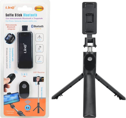 Selfie stick magnetico e treppiede SnapStand Selfie di ShiftCam - Nero Selfie stick magnetico e treppiede SnapStand Selfie di ShiftCam - Nero