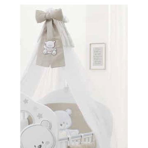 Velo Testa Letto+Asta Italbaby Jolie Grigio