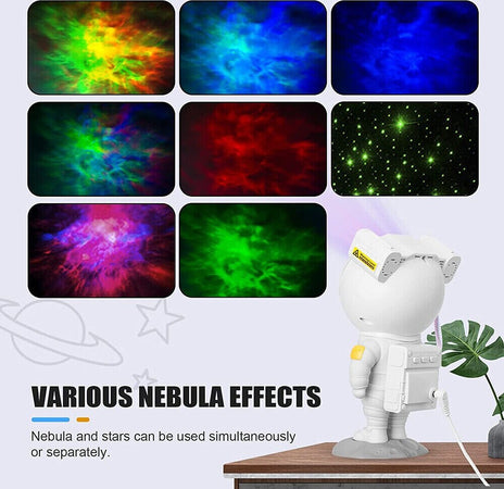 Astronaut-Proiettore-Nebulosa-Galassia-Stella-Luce-Notturna-Telecomando-Lampada-Da-Tavolo-5w