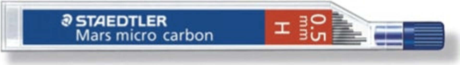 Astuccio 12 Mine Mars Micro - mina 0 5mm - gradazione H - Staedtler - conf. 12 astucci Cancelleria e prodotti per ufficio/Penne matite scrittura e correzione/Matite/Mine per portamine Eurocartuccia - Pavullo, Commerciovirtuoso.it