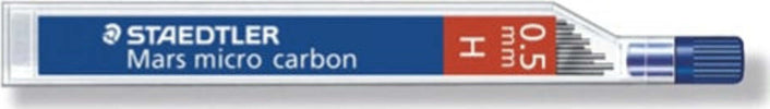 Astuccio 12 Mine Mars Micro - mina 0 5mm - gradazione H - Staedtler - conf. 12 astucci Cancelleria e prodotti per ufficio/Penne matite scrittura e correzione/Matite/Mine per portamine Eurocartuccia - Pavullo, Commerciovirtuoso.it