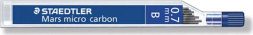 Astuccio 12 Mine Mars Micro - mina 0 7mm - gradazione B - Staedtler - conf. 12 astucci Cancelleria e prodotti per ufficio/Penne matite scrittura e correzione/Matite/Mine per portamine Eurocartuccia - Pavullo, Commerciovirtuoso.it