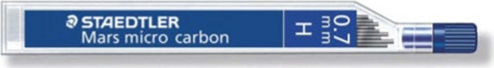 Astuccio 12 Mine Mars Micro - mina 0 7mm - gradazione H - Staedtler - conf. 12 astucci Cancelleria e prodotti per ufficio/Penne matite scrittura e correzione/Matite/Mine per portamine Eurocartuccia - Pavullo, Commerciovirtuoso.it