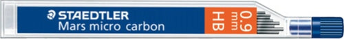 Astuccio 12 Mine Mars Micro - mina 0 9mm - gradazione HB - Staedtler - conf. 12 astucci Cancelleria e prodotti per ufficio/Penne matite scrittura e correzione/Matite/Mine per portamine Eurocartuccia - Pavullo, Commerciovirtuoso.it