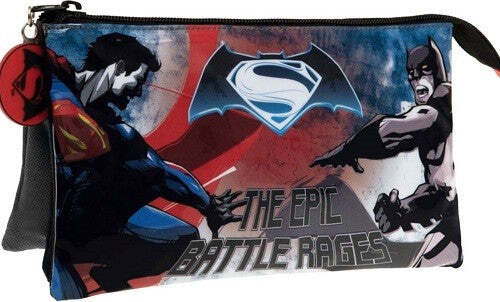 Astuccio 3 Posti Chiusura Zip Portapenne Matite Pvc Neceser Batman VS Superman Cancelleria e prodotti per ufficio/Scuola e materiale didattico/Materiale scolastico/Cartelle e zaini per la scuola/Astucci Trade Shop italia - Napoli, Commerciovirtuoso.it