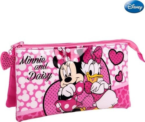 Astuccio 3 Posti Chiusura Zip Portapenne Porta Matite Pvc Minnie & Daisy Disney Cancelleria e prodotti per ufficio/Scuola e materiale didattico/Materiale scolastico/Cartelle e zaini per la scuola/Astucci Trade Shop italia - Napoli, Commerciovirtuoso.it