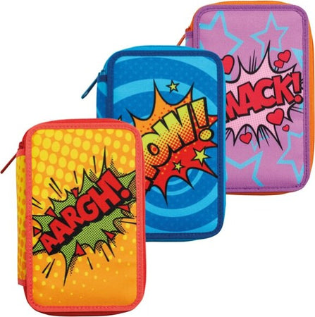 Astuccio 3 zip - 13 x 20 x 7 5 cm - colori e fantasie assortiti - Carioca [multipack] 6 pezzi Cancelleria e prodotti per ufficio/Scuola e materiale didattico/Materiale scolastico/Cartelle e zaini per la scuola/Astucci Eurocartuccia - Pavullo, Commerciovirtuoso.it