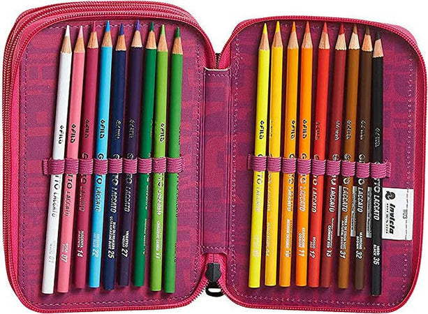 Astuccio 3 Zip Invicta Street Jungle Fucsia Cancelleria e prodotti per ufficio/Scuola e materiale didattico/Materiale scolastico/Cartelle e zaini per la scuola/Astucci Scontolo.net - Potenza, Commerciovirtuoso.it