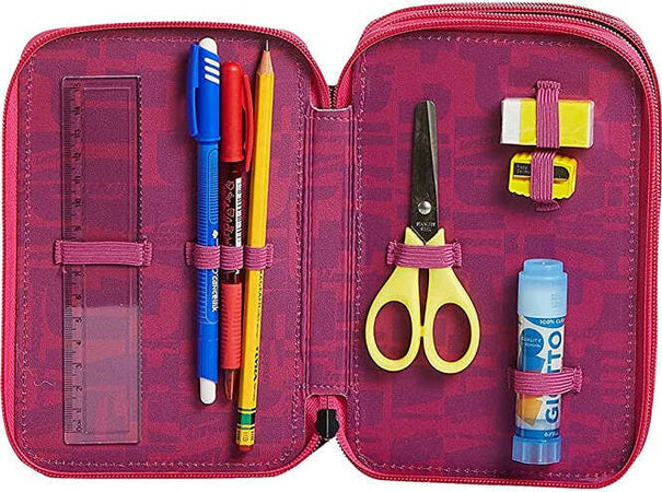 Astuccio 3 Zip Invicta Street Jungle Fucsia Cancelleria e prodotti per ufficio/Scuola e materiale didattico/Materiale scolastico/Cartelle e zaini per la scuola/Astucci Scontolo.net - Potenza, Commerciovirtuoso.it