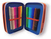 Astuccio 3 Zip Sonic Prime per La Scuola per Bambini Seven
