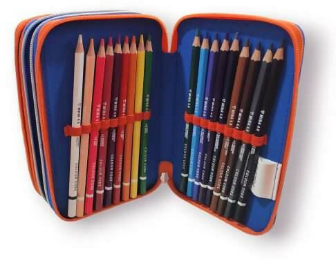 Astuccio 3 Zip Sonic Prime per La Scuola per Bambini Seven