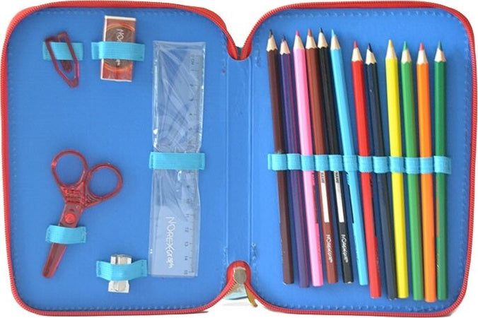 Astuccio a 2 Zip Disney Jake e i Pirati con Accessori per la Scuola e il Disegno Cancelleria e prodotti per ufficio/Scuola e materiale didattico/Materiale scolastico/Cartelle e zaini per la scuola/Astucci Trade Shop italia - Napoli, Commerciovirtuoso.it