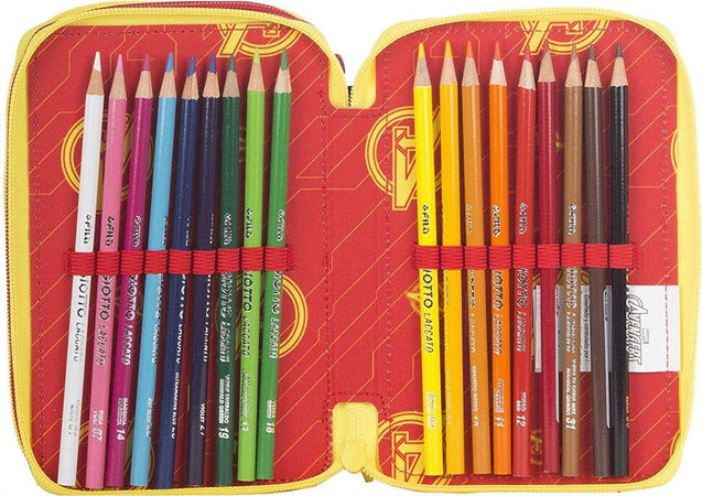 Astuccio Completo 3 Zip Avengers Supereroi Accessoriato Bambini Scuola Elemntare Cancelleria e prodotti per ufficio/Scuola e materiale didattico/Materiale scolastico/Cartelle e zaini per la scuola/Astucci Trade Shop italia - Napoli, Commerciovirtuoso.it